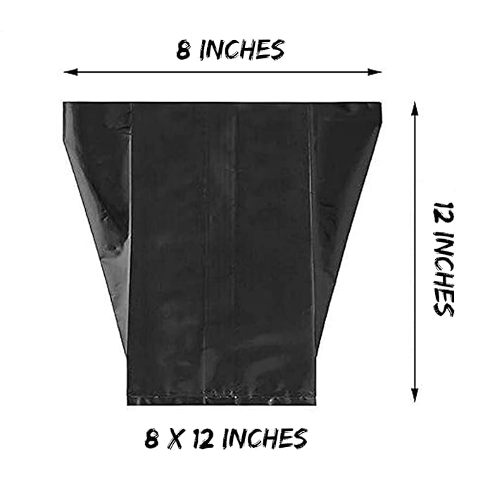 Groot Nursery Bags for Plants (Medium, 6 x 8 Inches, Pack of 100, Black) UV Protected Poly Grow Bag Plastic Plant Bag for Home Garden, Flowers & Vegetables – Reusable & Durable for Home/Commercial Use - Image 2